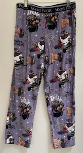 Disney Hocus Pocus Women's Sanderson Sisters Fleece Pull On PJ Pants Purple L - Picture 1 of 5