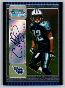 Courtney Roby 2005 Bowman Chrome Rookie Card Auto #231 Tennessee Titans - Bild 1 von 2