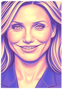 CAMERON DIAZ * Custom ACEO * Fun Novelty * CELEBRITY * Art Card * ATC - Bild 1 von 2