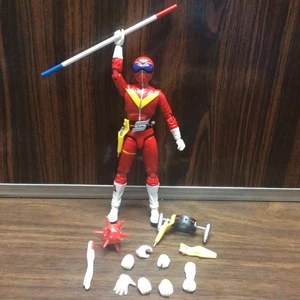 Modellino S.H.Figuarts Himitsu Sentai Gorenger Akaranger BAN8669. Senza mantello. - Foto 1 di 9
