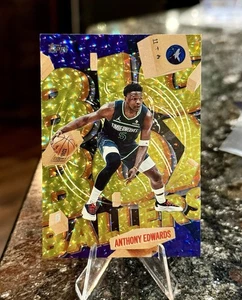 2025-26 Topps Basketball ANTHONY EDWARDS Big Box Ballers Gold Crackle BB-32 - Picture 1 of 2