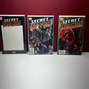 SECRET INVASION #1-8 Marvel Comics Lot Complete Series - Foto 1 di 3