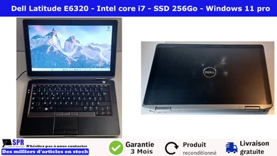 Dell Latitude E6320 Intel Core i7 - RAM 8Go - SSD 256Go – Windows 11 Pro - Bild 1 von 4