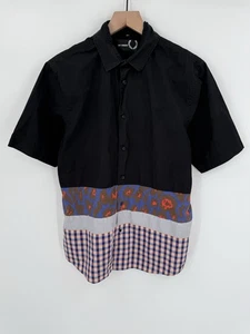 Raf Simons x Fred Perry Shirt EUR 42 US Medium Short Sleeve Button Up Designer - Picture 1 of 6