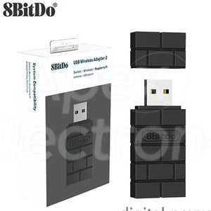 8Bitdo Wireless USB Adapter 2 For Nintendo Switch /Switch Lite/Xbox Raspberry Pi - Picture 1 of 12