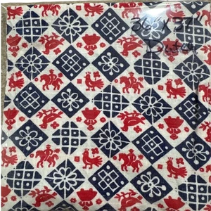 Vintage Futtersack Sack Stoff - 1930er-1950er Jahre - 36" x 37" niederländischer Vogel Reiter - Bild 1 von 5