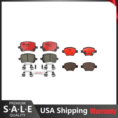 Brembo Front Rear Ceramic Brake Pads Kit for Chevy Malibu Saturn Aura Pontiac G6 - Image 1 of 4