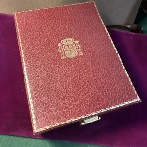 ANTIKE SPANISCHE Schatulle für ORDENSSTERN und Ordenssternrosette - Bild 1 von 16