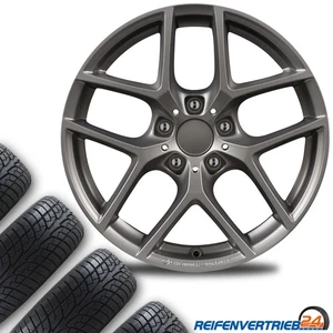 4x Alu Sommerräder für BMW 1er Reihe Reifen 205/55R16 Uniroyal - Bild 1 von 2