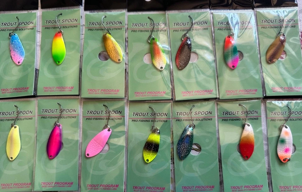 SPOON TROUT AREA 2,5 GR CUCCHIAINI ONDULANTI  SPINNING TROTA LAGO - Bild 1 von 1