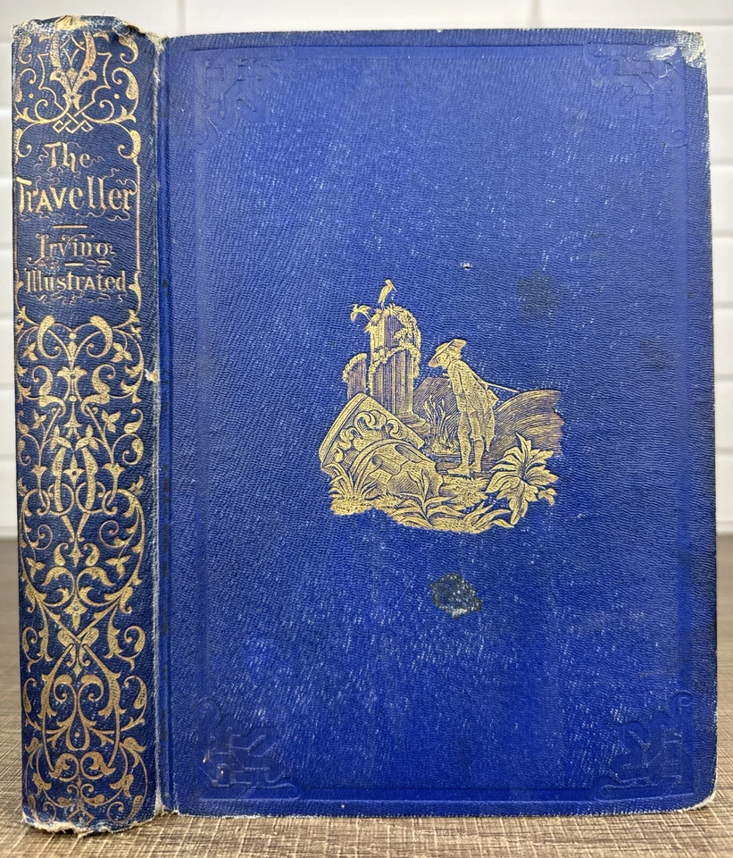 TALES OF A TRAVELER BY WASHINGTON IRVING; ILLUSTRATED BY GEOFFREY CRAYON 1854 - Image 1 of 4