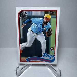 2024 Topps Update Junior Caminero RC 1989 Topps Baseball Rays #89US-16 - Picture 1 of 4