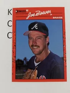 1990 Donruss Baseball Atlanta Braves #357 Joe Boever - Picture 1 of 2