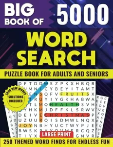Big Book of Word Search – 5000 New Words: Relaxing Word Search Puzzle Book for A - Picture 1 of 3