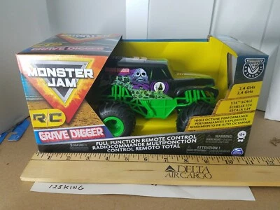 Spin Master Monster Jam R/C Grave Digger Función Completa Control Remoto Coche NUEVO Foto 1 de 3