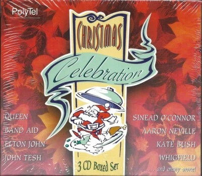 Christmas Celebration - 3 CD Set - Queen, Kate Bush, Elton John & More! New! - Image 1 of 2