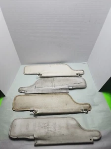 OEM Lot Of 4 1963 - 67? Corvette Sunvisors Used White - Picture 1 of 5