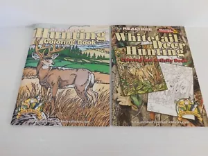 The Realtree Hunting Coloring Books Lot of 2 - Paperback - Unused - Foto 1 di 9