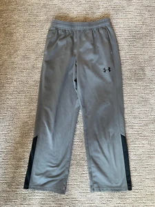 Under Armour Youth Jogging Pants Loose Youth Medium YMD Gray Pant - Picture 1 of 2