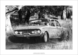 Ford Falcon XK Deluxe A3 estampado artístico - BP Rally 1961 - póster de 42 x 29 cm - Imagen 1 de 3