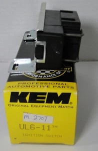 KEM UL6-11 1979-89 Dodge Plymouth Chrysler Ignition Switch NEW OLD STOCK - Picture 1 of 2