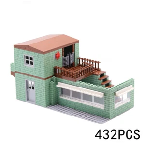 MOC Military Building Block Bricks Battlefield Ruins Scene Abandoned Building - Picture 1 of 28