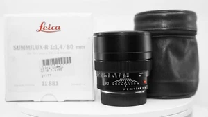 Leica Summilux-R 80mm f/1.4 "Leica R Only" Lens Boxed 3736710 "GREAT BUY" - Picture 1 of 10