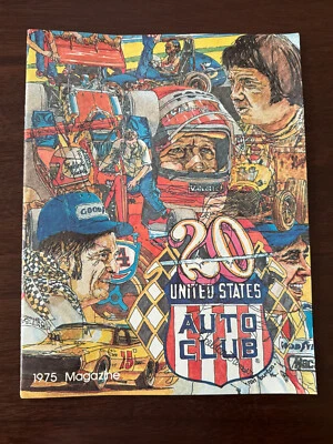 USAC Magazine - Vol. 6, August 1975 - United States Auto Club - Auto Racing - Image 1 of 2