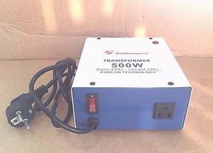 NEU SPANNUNGSWANDLER TRANSFORMATOR 230V AUF 110V 500W KONVERTER WECHSELRICHTER - Bild 1 von 3
