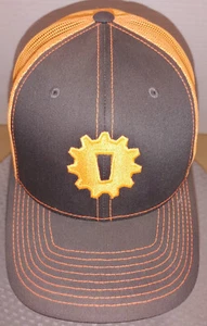 INNOVATION Brewing Orange/Gray Adjustable Mesh Back Ball Cap Hat - Picture 1 of 8