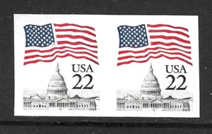 Par de impresoras perforadas Scott 2115f EE. UU. residuos en muy buen estado como nuevas nunca montadas 1985 - Imagen 1 de 2