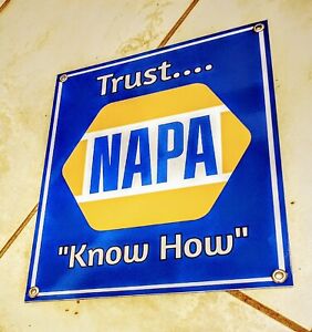 Napa Auto Parts rectangular Gasoline Gas Oil Sign