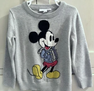 Disney Mickey Mouse x GAP Knit Sweater Size 5T Cotton Cute Soft Cozy MSRP $39.99 - Picture 1 of 4