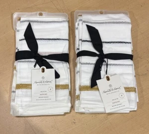Hearth and Hand Magnolia 8pc Napkin Set Multicolor Stripe 20"x20" - Picture 1 of 6