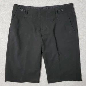 Banana Republic Shorts Martin Fit Women's Size 6 Black Stretch 95% Wool - Picture 1 of 12