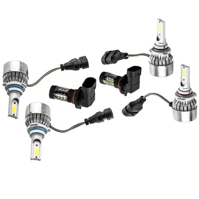 9005 9006 Combo Bombillas LED Faros Para Chevrolet Silverado 2500/1500 05-06 Foto 1 de 4