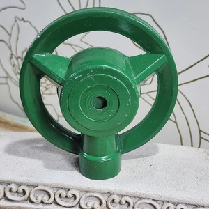 Vintage emaillierter Sprinklerkopf Orbit rund Peace Schild UNGETESTET - Bild 1 von 7