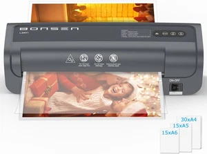 Plastificatrice 60 Fogli (30Xa4, 15Xa5, 15Xa6), Controllo Di Temperatura NTC Pre - Foto 1 di 12