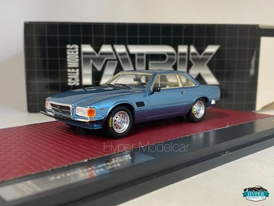 MATRIX SCALE MODELS 1/43 DE TOMASO LONGCHAMP 1S 1972 BLUE MET ART. MX40404-023 - Immagine 1 di 3