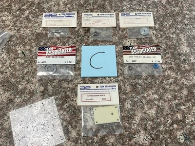 TEAM ASSOCIATED RC10 VINTAGE BUGGY 6 GEAR TRANSMISSION Parts Lot Original Lot C - Image 1 of 4