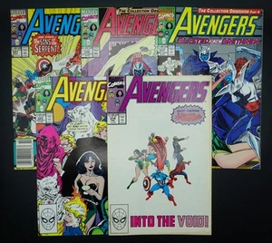 Avengers #314,325,337,338,341 (Marvel Comics, 1990-1991) Menge 5 Sehr guter Erhaltungszustand/NM - Bild 1 von 7