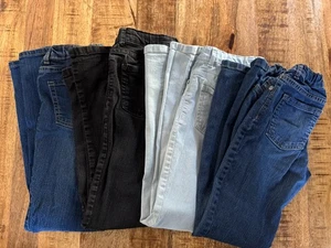 The Children’s Place Girl's Super Skinny Jeans Size 12 Lot 4 Pack B2S Adj Waist - Picture 1 of 6