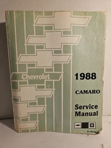 Libro manual de servicio Camaro 1988, St-368-88, Chevrolet, General Motors - Imagen 1 de 5