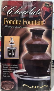 Nostalgia Electrics FUENTE FONDUE CHOCOLATE CFF 600 2 Niveles Acero Inoxidable - Imagen 1 de 4