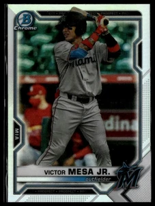 Bowman Draft 2021 #BDC-122 Victor Mesa Jr. refractor cromado - Imagen 1 de 2