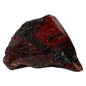 Rubin Onyx Marmor Kunstglas Scherben Schlacke Glas #5L90 - Bild 1 von 6