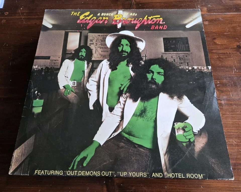 THE EDGAR BROUGHTON BAND - A BUNCH OF 45'S LP SHSM 2001 HARVEST 1975 VG+!  - Image 1 of 1