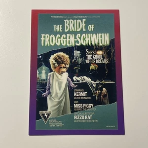 1993 Cardz Jim Henson's Muppets Muppet Cinema The Bride of Froggen-Schwwein #58 - Picture 1 of 2