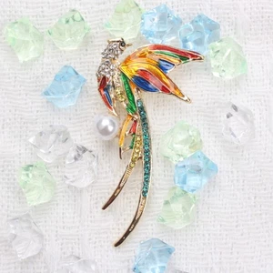 Broche Fénix Esmalte Colorido: Exquisita Joyería y Accesorio, Regalo Ideal. - Imagen 1 de 5