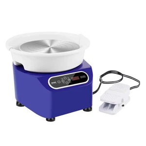  Rueda de cerámica, máquina formadora de cerámica de 10 pulgadas, rueda eléctrica de 350 W para cerámica - Imagen 1 de 2